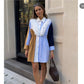 Monarch Colorblock Dress