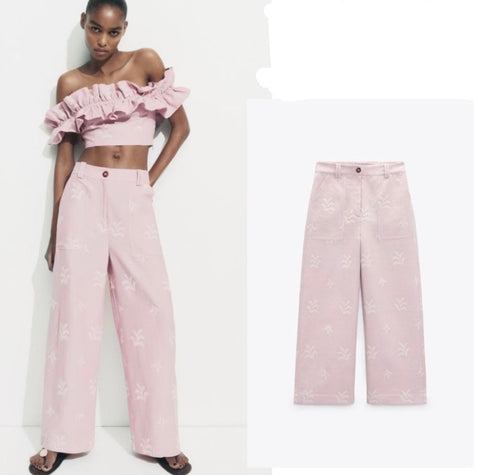 Blusa Embriodery Cords