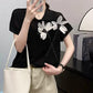 Flower Knitted Top