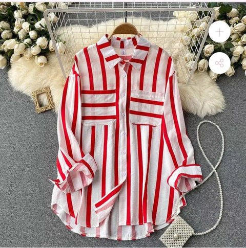 Stripe Cotton Shirt