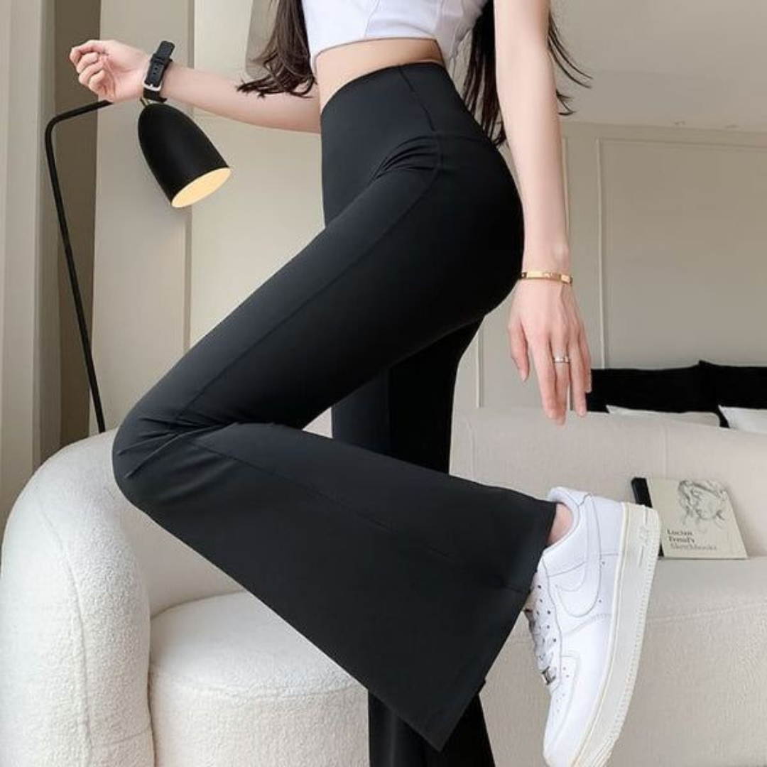 High Waist Flared Pants