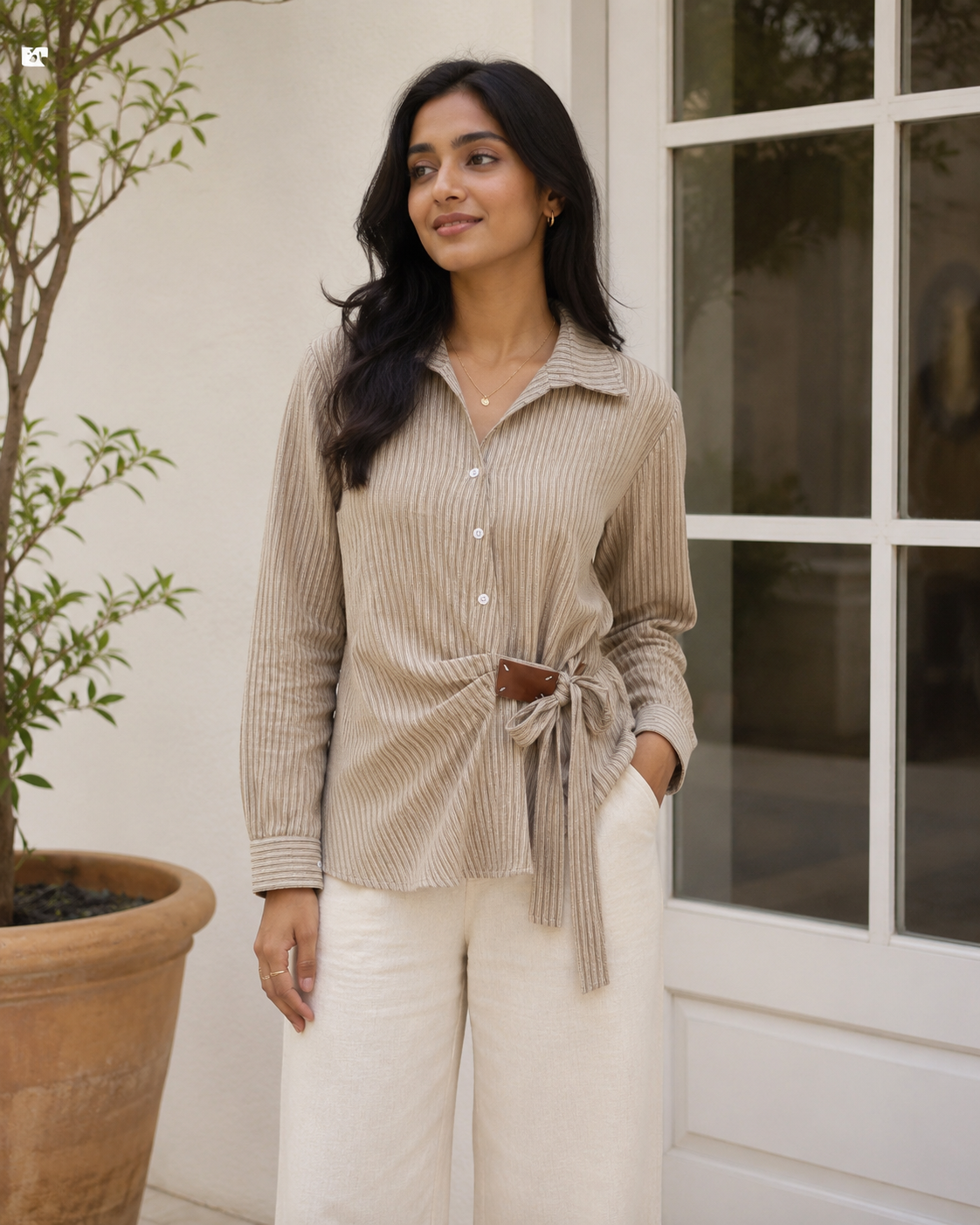 Siara Side Knot Shirt