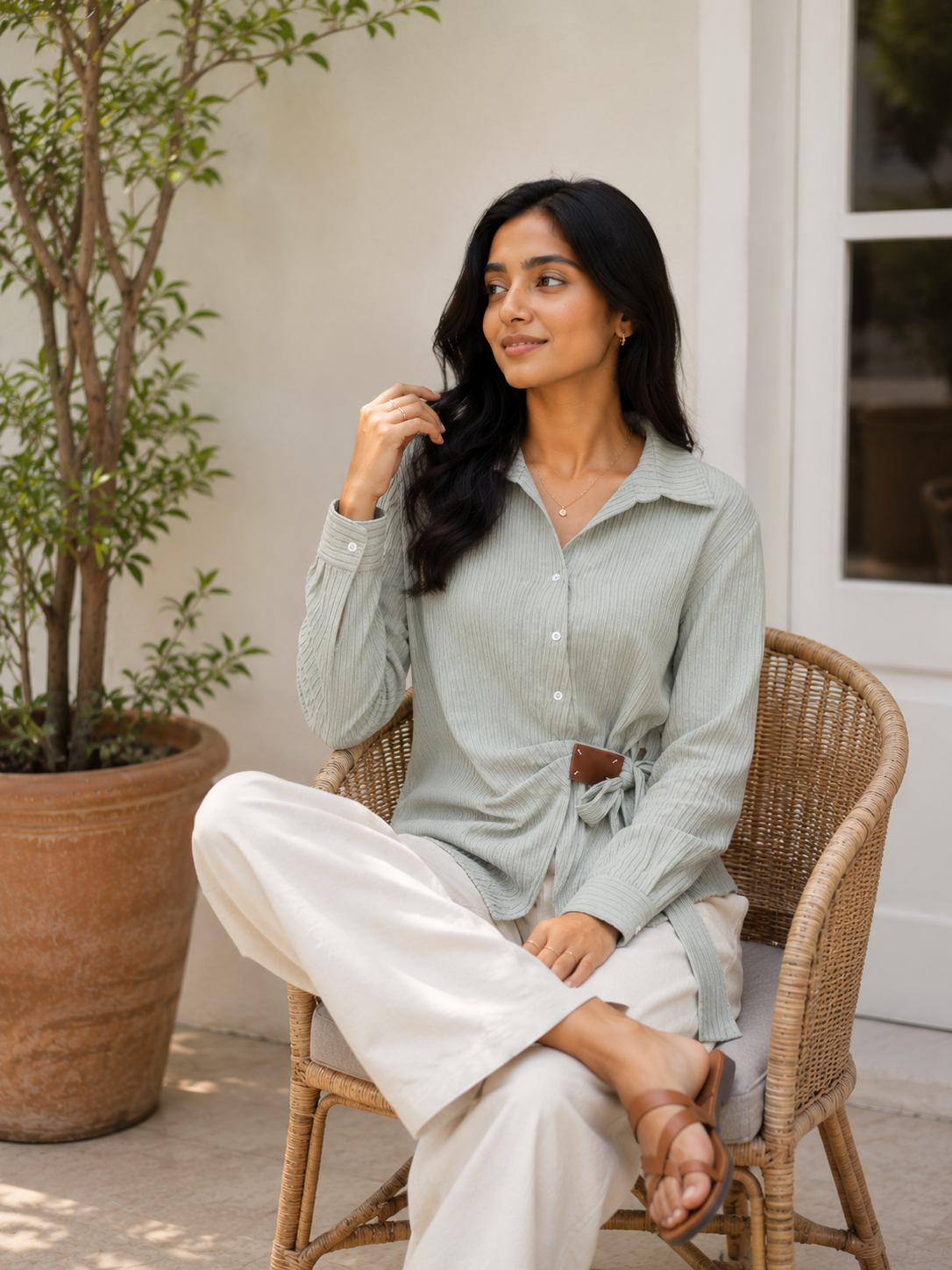 Siara Side Knot Shirt