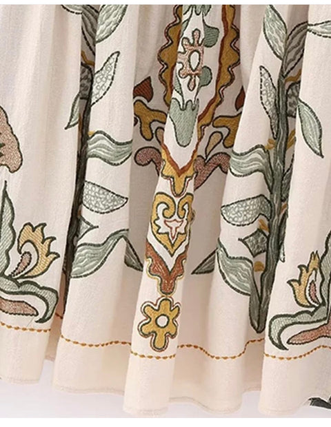 Merin Embriodery Dress
