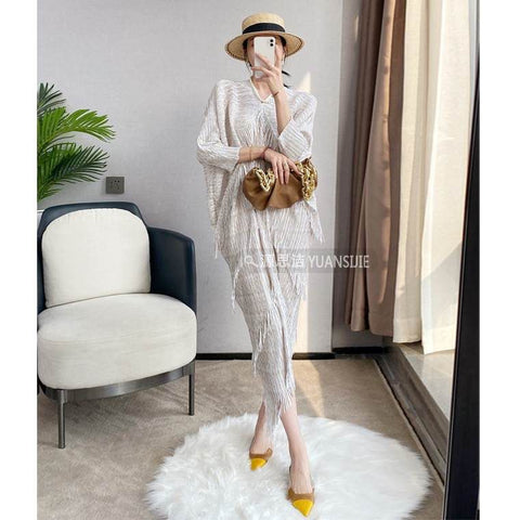 Zora Pleated Dress
