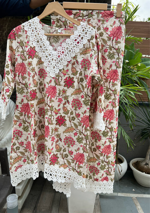 Cotton Kurti Set