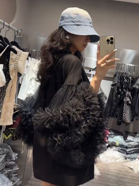 Bella Ruffle Sleeve Top