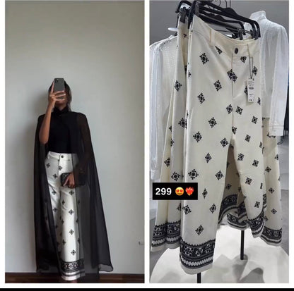 Embriodery Pants