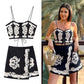 Celia Embriodery Two Pc Set