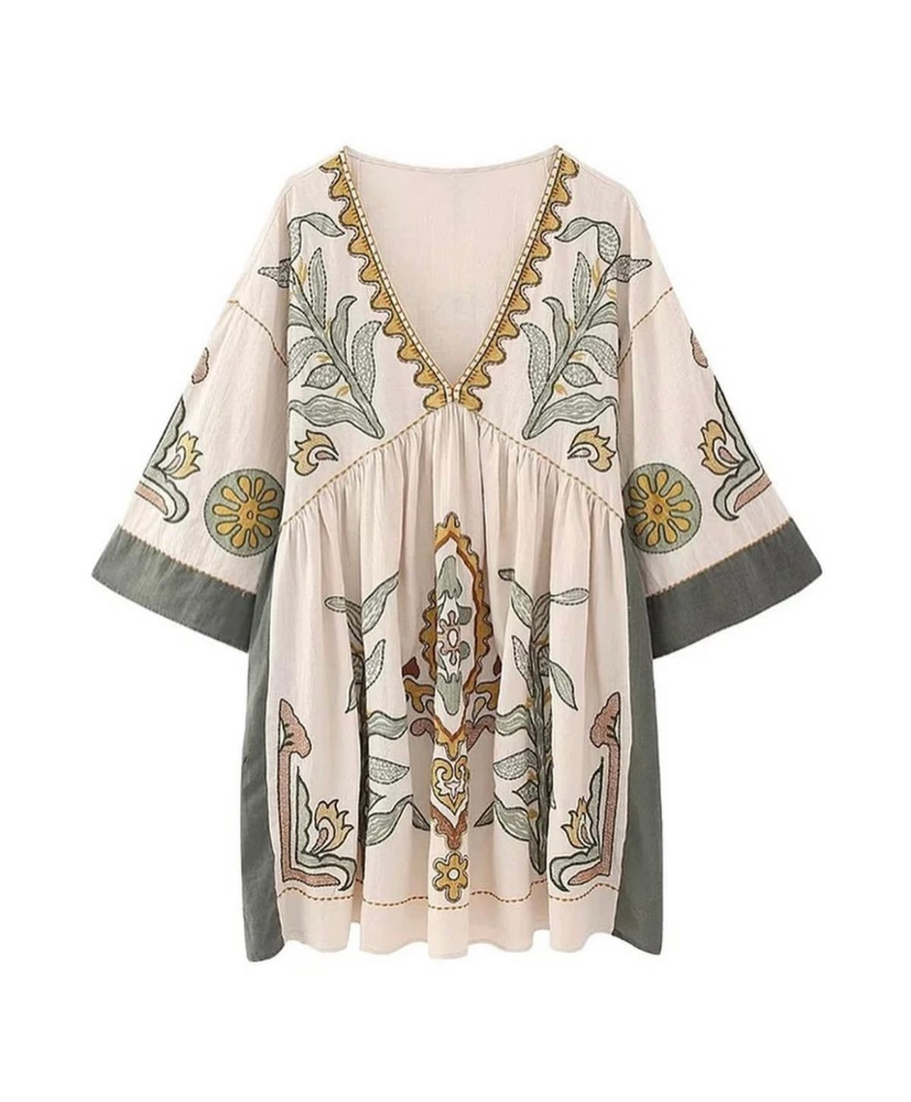 Merin Embriodery Dress