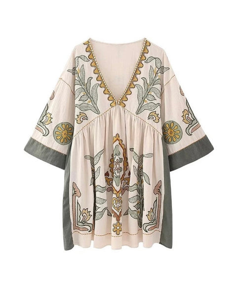 Merin Embriodery Dress
