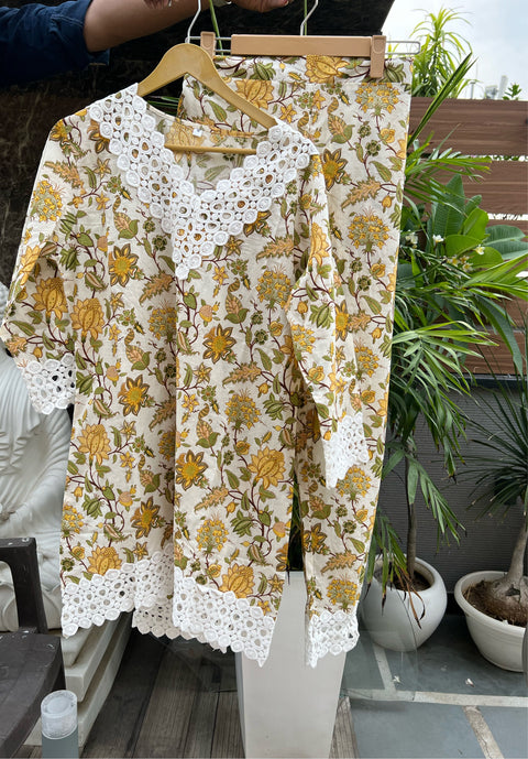 Cotton Kurti Set