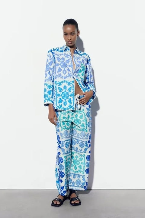 Poplin Printed Cords