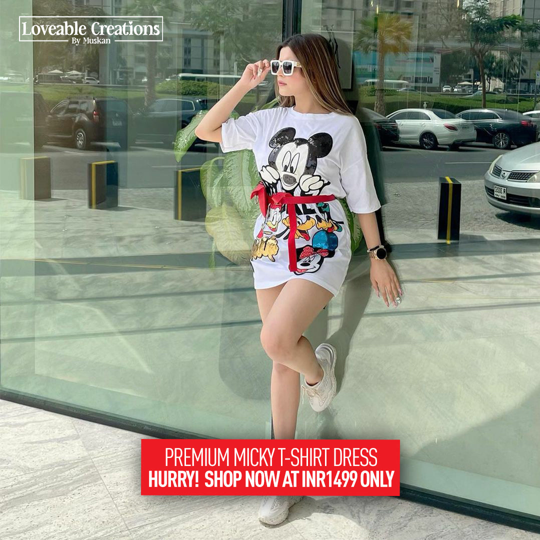 Premium Micky T-Shirt Dress