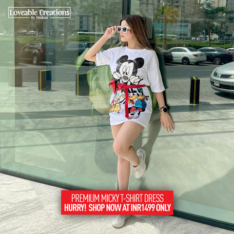 Premium Micky T-Shirt Dress