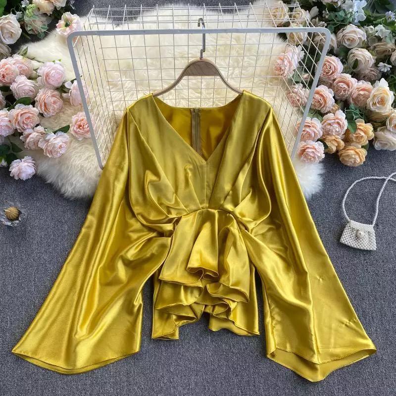 Metallic Kaftan Top