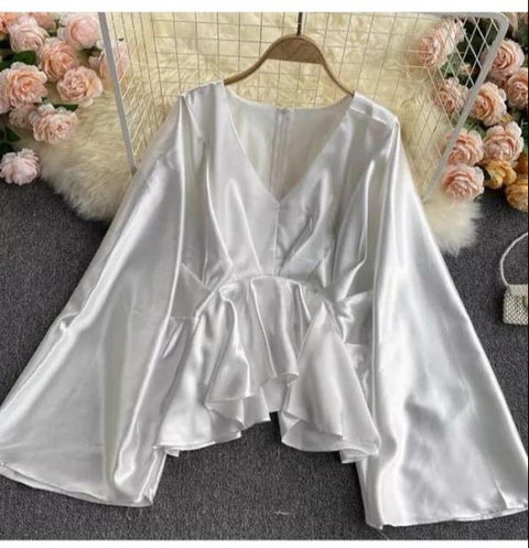 Metallic Kaftan Top
