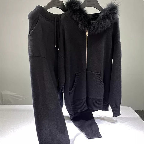 Lovisha Fur Knitted Cords