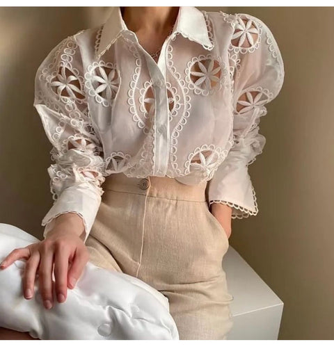 Angela Cut work Shirt