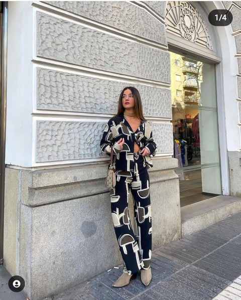 Ellie Printed Cords Set