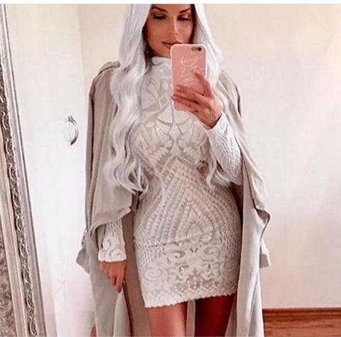 Sequinned Bodycon Dress