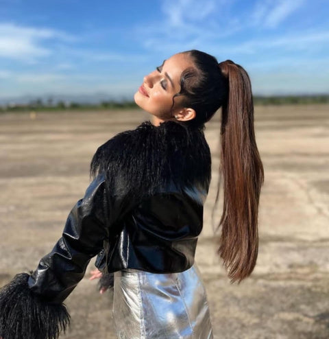 Chyla Leather Fur Jacket