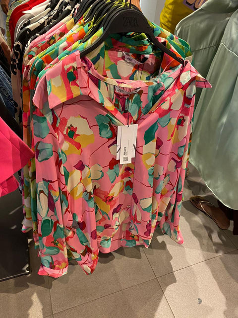 Floral Satin Shirt