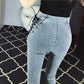 Buckle Up Denim Pants
