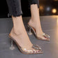 Crystal Transparent Heels