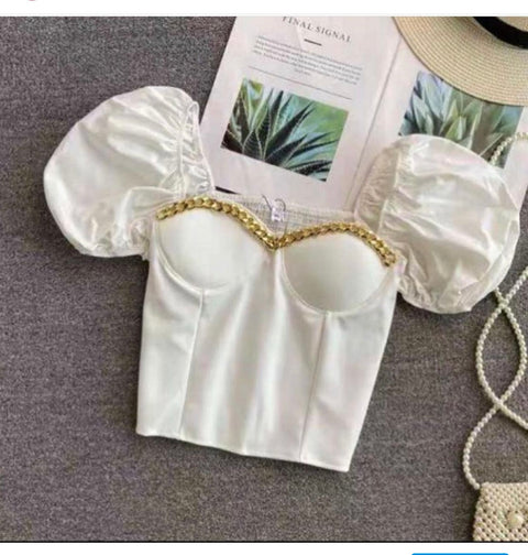 Chain Corset Top