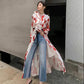 Luxury Floral Ruffle Slit Dress