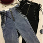 Buckle Up Denim Pants