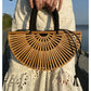 Luxury Half Moon Bamboo Bag