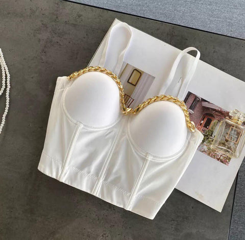 Metal Chain Bustier