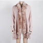 Faux fur shawl