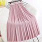 Pleated Skirt With Belt