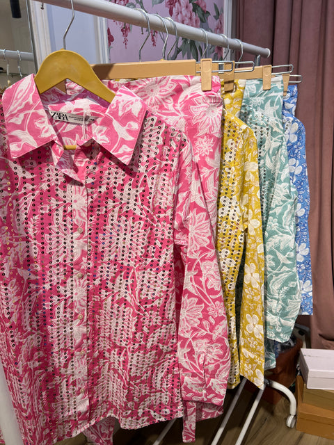 Cotton Floral Cords Set