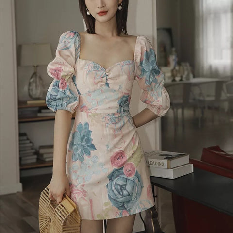 Retro Floral Dress