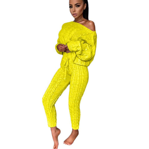 Knitted cords set