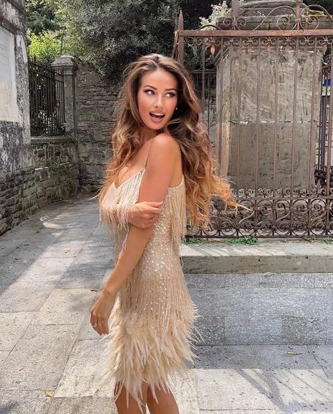 Lottie Feather Dress