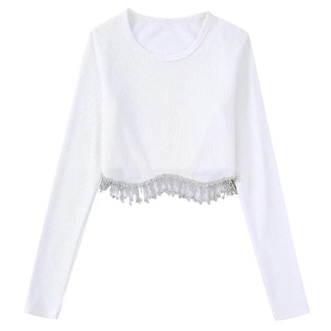Saas Diamond Top in full sleeves
