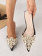 Embellished Pearl Heels