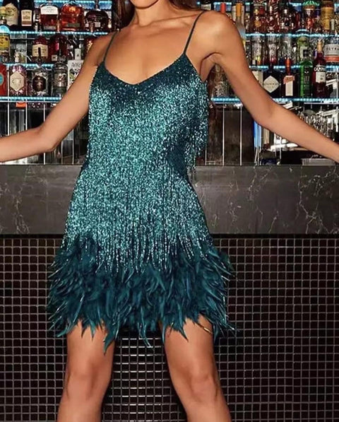 Lottie Feather Dress