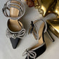 Luxury  Satin Bow Heels