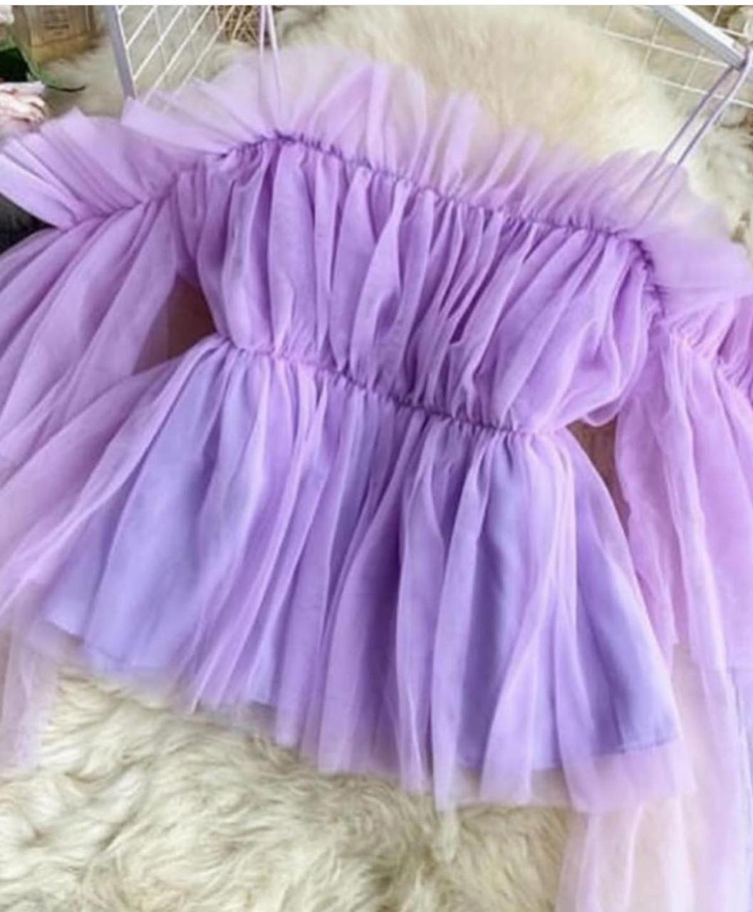 Net Tulle Top