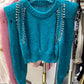 Embellished Knitted Pullover