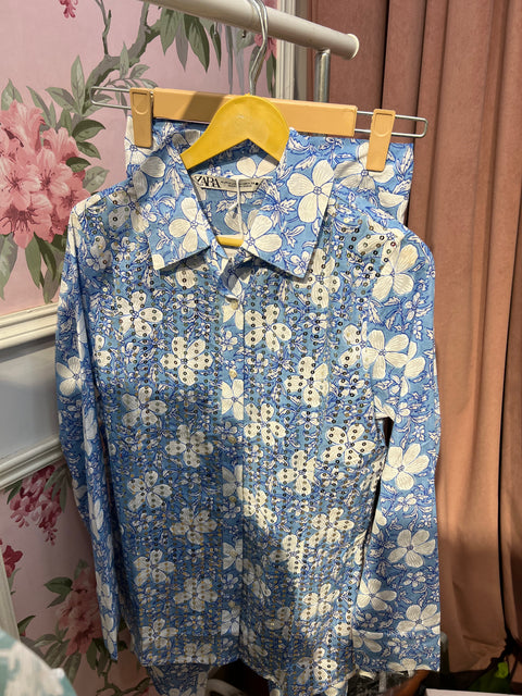 Cotton Floral Cords Set