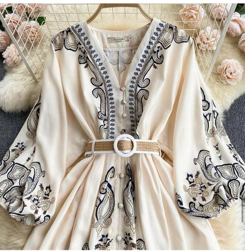 Summer floral dress
