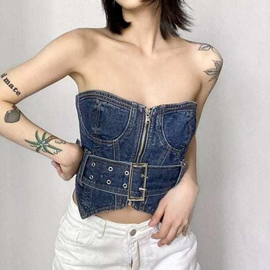 Kolly Denim Corset