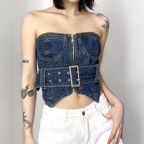 Kolly Denim Corset